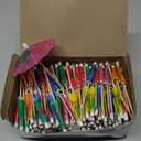 GUSTO [240 Count] Cocktail Umbrellas for Drinks, Umbrella Drink Picks - Assorted Tropical Colors Party Toothpicks for Cocktails, Appetizers - (Formerly Comfy Package)
