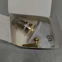 Sink Stopper Hair Catcher, Pop-up Sink Drain Strainer with Removable Stainless Steel Strainer Basket Hair Catcher, Bathroom Sink Strainer for Bathroom Sink Stopper Replacement(Brushed Gold-2PCS)