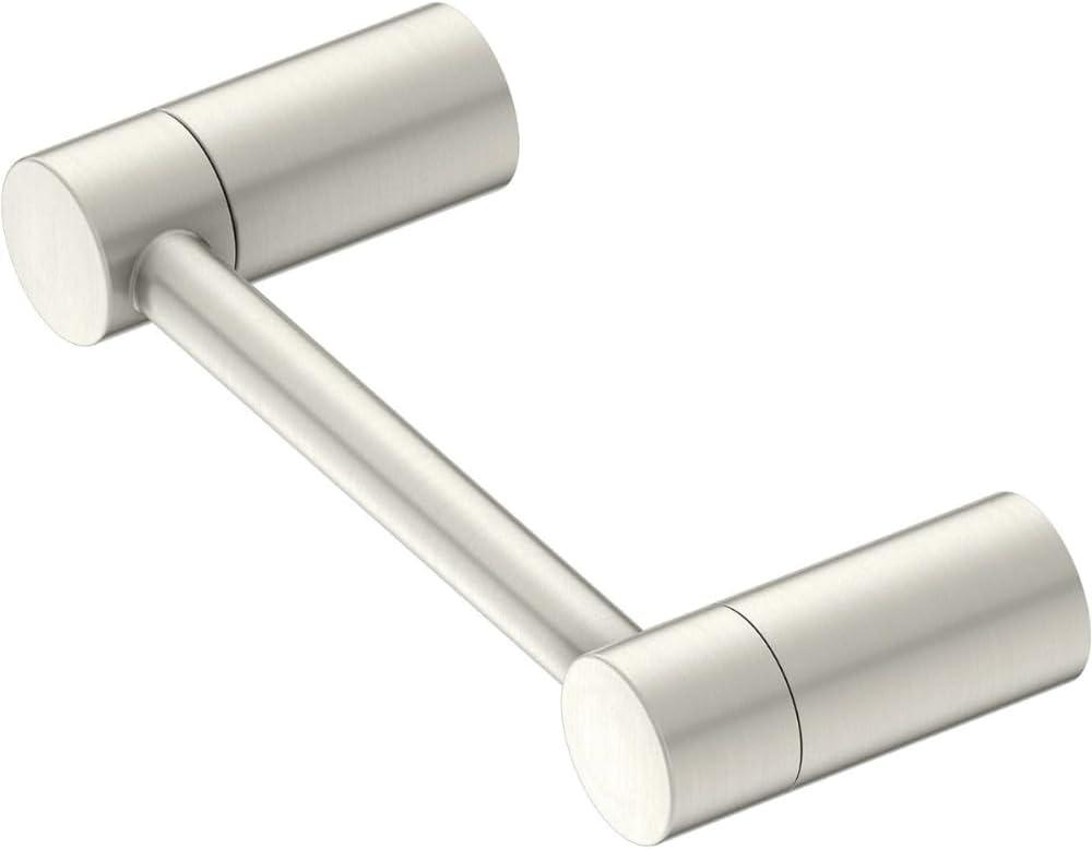 Modern Wall-Mounted Toilet Paper Holder | Unique Round Design for Mega Rolls | Perfect for Bathroom or Washroom (Brushed Nickel, Toilet Paper Holder) Modern Wall-Mounted Toilet Paper Holder | Unique Round Design for Mega Rolls | Perfect for Bathroom or Washroom (Brushed Nickel, Toilet Paper Holder)
