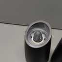 Gravity Electric Salt and Pepper Grinder set of 2, Automatic Salt And Pepper Grinder Set, Adjustable Roughness, Battery Powered, LED Light, 2 Pack, (Black)