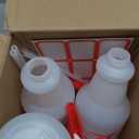 Plastic Spray Bottle (4 Pack, 24 Oz, All-Purpose) Heavy Duty Spraying Bottles Leak Proof Mist Empty Water Bottle for Cleaning Solution Planting Pet with Adjustable Nozzle and Measurements