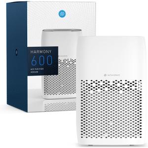 HATHASPACE HSE600 Smart True HEPA Air Purifier for Home, Small Air Cleaner with Activated Carbon Filter, Removes 99.9% of Dust, Smoke, Pet Dander, Odors, VOCs, Quiet for Rooms, Covers Up to 600 Sq. Ft (White)