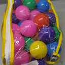 Ball Pit Balls Phthalate Free BPA Free Crush Proof Plastic - 7 Bright Colors in Reusable Play Toys for Kids with Storage Bag