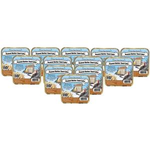 12 Pack Pine Tree Farms Peanut Butter Suet Cake Wild Bird Food 12 Ounce