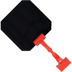 Welding Blackout Panel 7X13In,Portable Welding Safety Face Shields, 360°Adjustable Clip-On Welding Protecter from Sparks and Debris, Red