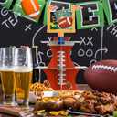 Gatherfun Football Touchdown Cupcake Stand - for Football Theme Birthday & Tailgate Party, Football Party Decorations