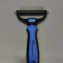 Freshly Bailey Dematting Comb for Cats and Dogs, Mat Remover and Deshedding Grooming Tool, Safe Detangler for Matted Fur, Double Sided Undercoat Rake