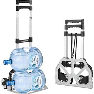 Foldable Hand Truck Lightweight Folding Dolly Cart 176LB Capacity