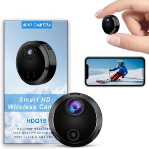 1080P HD WiFi Security Camera -Hidden Cameras - WiFi Camera - Spy Cam-Indoor Nanny Cam -Surveillance Cameras with Motion Detection and Night Vision - Home Security for with App