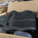 Razer Enki Gaming Chair: All-Day Comfort - Built-in Lumbar Arch - Optimized Cushion Density - Dual-Textured, Eco-Friendly Synthetic Leather - Reactive Seat Tilt & 152-Degree Recline - Black, Standard