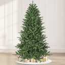 MAKEATREE 6ft Unlit Artificial Christmas Tree, Premium PE/PVC Tips, Hinged Xmas Tree for Outdoor & Indoor, Green