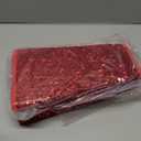 Blissun Christmas Tree Collar, Sequin Christmas Tree Skirt, Foldable Tree Ring, Xmas Tree Stand Base Cover for Christmas Tree Decoration, Round Red