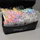 Markers, 240 Colors Markers Set for Artists, Students, Adults, Artists in Coloring & Drawing (Fine &Broad)