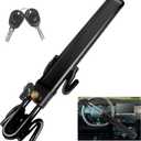 Car Steering Wheel Lock Anti-Theft Device,Black Car Lock Steering Wheel Lock Heavy Duty Anti Theft Car Device with Key