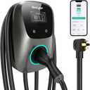 Level 2 EV Charger(WiFi APP/Plug-Play), 48Amp, 25ft Cable ETL Certified, 240V NEMA 14-50p Plug, Home Level 2 EVSE Car Charger w/ J1772 Connector, Electric Vehicle Charging Stations