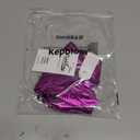 Kepblom Women's Thong Metallic Rave Bottoms Shiny High Waisted Panties for Festival Clubwear Dancing XS