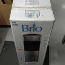 Brio Limited Edition Top Loading Water Cooler Dispenser - Hot & Cold Water, Child Safety Lock, Holds 3 or 5 Gallon Bottles - UL/Energy Star Approved (Stainless Steel)
