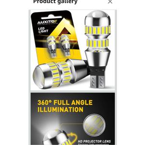 AUXITO 912 921 LED Bulbs for Backup Reverse Light Bulbs, 42-SMD 400% Brighter, 6000K White, Non-polarity 906 W16W T15 921 LED Bulb Direct Back Up Parking Light Replacement Lamp, Pack of 2