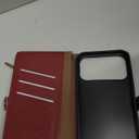 XcaseBar Compatible with iPhone 13 6.1" Wallet case with Zipper Credit Card Holder【RFID Blocking】,Flip Folio Book PU Leather Phone case Shockproof Cover Men Women for Apple 13 case Red