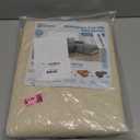 Genina 100% Waterproof Loveseat Couch Cover for 2 Cushion Couch Covers for Dogs, Anti-Slip Sectional Sofa Covers Washable Sofa Covers for Pets, 1 Piece (Beige, Loveseat)