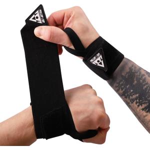 PULLUP & DIP Wrist Wraps, Professional Wrist Support for Weightlifting, Calisthenics, Bodybuilding & Strength Training, Stabilizing & Protective for Women & Men, No More Wrist Pain