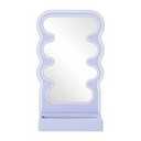 Wavy LED Light & Mirror Phone Holder