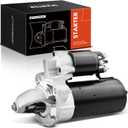A-Premium Starter Motor Compatible with BMW 3-Series 318i/318is/318ti, 320i/323i/325i/328i, 323is/325is/328is, 5-Series 525i/525iT/528i, M3, Z3, 12V 1.4KW 9 Teeth CW, Replace# 12411714750