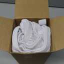 Biscaynebay Wrap Around Bed Skirts for King & Cal King Beds 15" Drop, White Adjustable Elastic Dust Ruffles Easy Fit Wrinkle & Fade Resistant Silky Luxurious Fabric Machine Washable