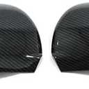 1Pair Car Rearview Mirror Cover Trim for Mitsubishi Outlander 2013 2014 2015 2016 2017 2018 2019 2020 Carbon Fiber