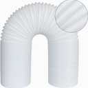 SENENQU Portable Air Conditioner Universal Exhaust Hose 5 Inch Diameter 59" Long Clockwise Thread Room Airconditioner AC Vent Replacement Tube