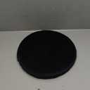 Greenjin 11" Round Memory Foam Seat Cushion Anti Slip Circle Chair Pad with Rubber Back Detachable Round Stool Cushions Machine Washable for Kitchen Dining Office Chairs Highstools Black