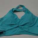 Holipick Women Halter Bikini Tops Push Up Bathing Suit Top V Neck Full Coverage Swimsuit Top Only XXL