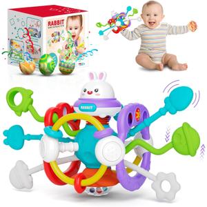 Montessori Toys for 1 Year Old, Baby Toys for 6-12-18 Months, Travel Sensory Toys for Toddlers 1-3, Learning Fine Motor Skills| 1st Birthday Gifts Boy 12 Months + (Purple)