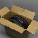 13 Inch 4.00-6 Flat Free Tire and Wheel Replacement for Gorilla Cart with 3/4" & extra 5/8" Bearings, 4.00-6 Wheelbarrow Tire, 13" Garden Cart Wheels, Trailer Turf Tire, 2 Pack