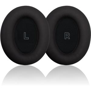 Replacement Ear Pads for Bose QuietComfort(QC) Ultra Wireless Headphones, Headphones Ear Cushions, Headset Earpads, Ear Cups Cover, Replacement Muffs (Black)