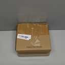 uxcell 2 Pcs Square Plant Saucers, 4.7 Inch Ceramics Plant Drip Trays for Pots, Heavy Duty Flower Pot Saucers for Indoors and Outdoors, Black