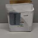 FLOWERCAT 100PCS Clear Blue Plastic Plates - Heavy Duty Plastic Plates Disposable -Straw hat plate for Summer party &Wedding - Serve for 50Guests party(10inch & 7inch)(Mediterranean Blue)