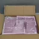 AUPSEN Pink Desk Organizers and Accessories, 2-Tier Wood Computer Monitor Stand with Drawer, Pen Storage & Phone Holder, Office Desk Accessories, Workspace Desktop Organization for Office Supplies