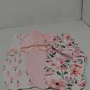 Yoofoss Baby Swaddles for Newborns 100% Organic Cotton, Adjustable Swaddle Sleep Sack 3-6 Months Newborn Swaddle Sack, Breathable Soft(Medium) (Pink & Flowers)