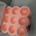 3 Pcs Baby Food Storage Container 12 Cup Silicone Baby Food Freezer Tray with Lid Stackable Reusable Silicone Baby Food Freezer Storage Tray for Food Vegetable Fruit Puree and Breast Milk (Pink)
