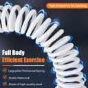 Cordless Battle Ropes with Adjustable Weighted Ropeless Battle Rope for Home Gym Exercise, Portable Workout Equipment for Strength Training & Cardio Fitness for Women & Men