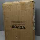 VEVOR Camping Kitchen Station, 3 Adjustable Height Folding Outdoor Camp Cooking Table with Storage Organizer, Quick Set-up for Patio BBQ Picnic Glamping Traveling (Grey)