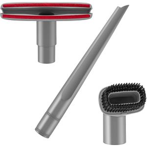 Crevice Tool and Dust Brush Upholstery Tool Compatible with Shark Navigator Lift-Away Vacuum Cleaner Models NV350, NV351, NV352, NV355, NV356E, NV357, NV360, NV370, UV440, Compare to Part No.112FFJ