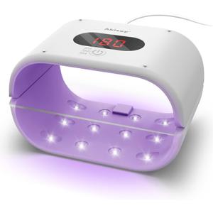 Akisey UV Light for Resin, Two Sided UV Resin Light with Adjustable Time Setting(2m, 3m, 5m), 36W Fast Curing Lamp for Molds DIY Craft Decor Jewelry Making, 2 Pack