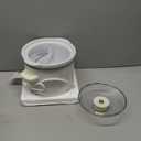 COOK WITH COLOR 2QT Mini Electric Round Slow Cooker - Adjustable Settings, Removable Stoneware Pot, Tempered Glass Lid, Dishwasher Safe, Cool-Touch Side Handles, Cream