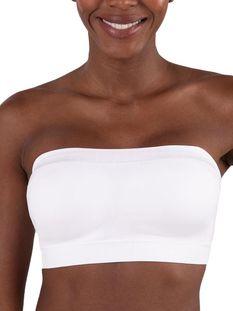 SHAPERMINT Convertible Strapless Bras for Women - Strapless Bandeau Bra, Strapless Top, Bandeau Top, Wireless Bra, Bandeau Bra with Support, Womens Strapless Bra, White Strapless Bra, 3X-Large