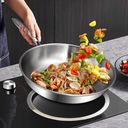 EWFEN Tri-Ply Stainless Steel Frying Pans Set, 8”Cooking pans, PFOA&PTFE Free Skillet, Induction Cooking Pan, Dishwasher and Oven Safe, Fast & Even Heat, Heavy Duty and Detachable Handle