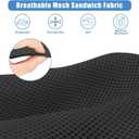 MOSNAI Universal Golf Cart Seat Covers Set for EZGO TXT/RXV, Club Car DS/Precedent, Yamaha G29/ Drive 2 Front Seats, Durable Breathable Bench Seat Covers Washable Polyester Mesh Cloth Without Logo