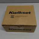 Kwikset Tustin Entry Door Handle with Lock and Key, Secure Keyed Reversible Lever Exterior, For Front Entrance and Bedrooms, Matte Black, Pick Resistant Smartkey Rekey Security and Microban