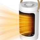 Electric Space Heater for Indoor Use, ADTARK 1500W Portable Small Fast Heater with Thermostat, PTC Heating, 3 Modes Adjustable, Overheat & Tip-Over Protection, Mini Heater for Bedroom, Office, Dorm